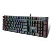 AKB-650EB RGB Programmable Mechanical Gaming Keyboard with Detachable Magnetic Palmrest