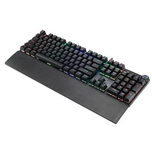 AKB-650EB RGB Programmable Mechanical Gaming Keyboard with Detachable Magnetic Palmrest